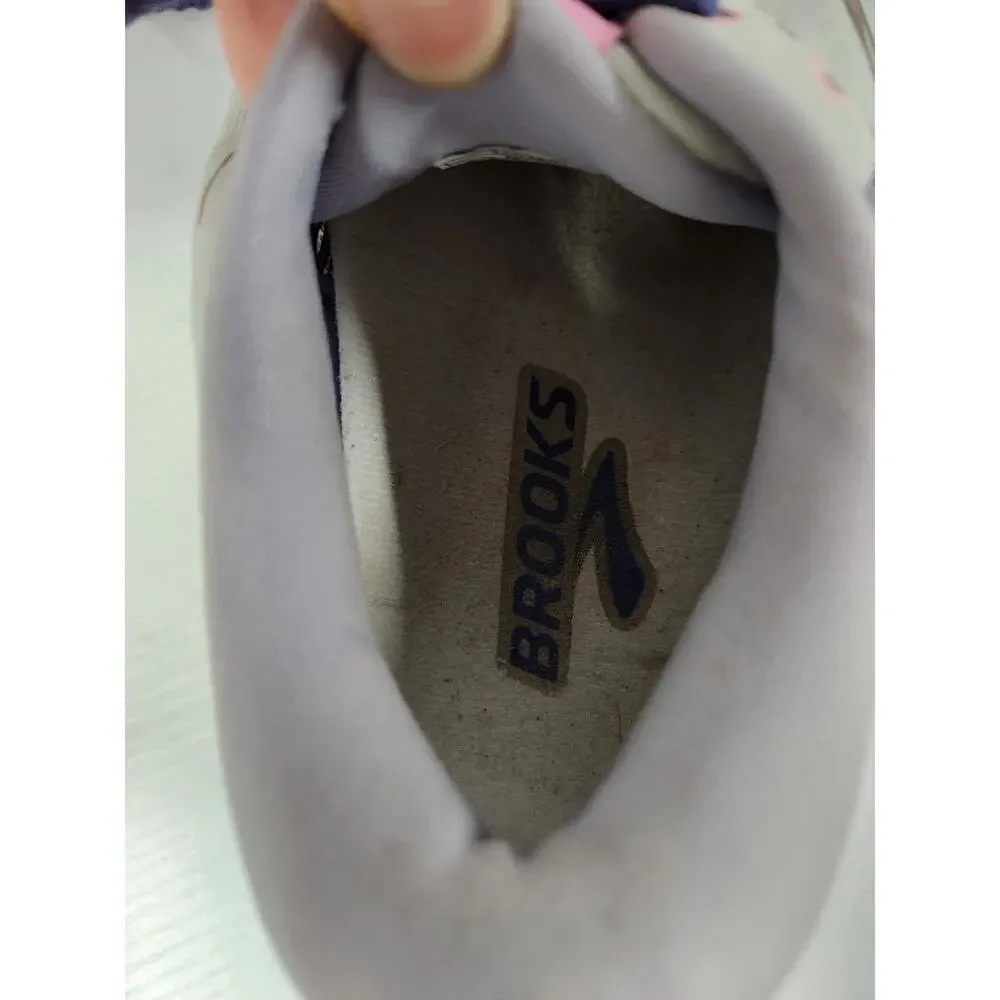 Brooks Women's Ghost 15 Neutral Running Shoes, Sz 8.5, Spa Blue/Neon Pink/Copper